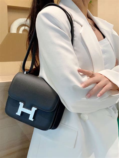 celebrity with hermes constance|hermes constance crossbody.